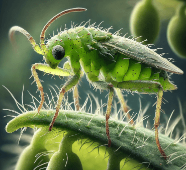 Pea aphid - Only Bugs Up close image of pea aphid