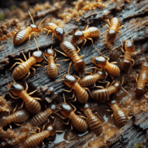 dampwoods Dampwood termites on their habitat